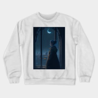 Night of Full Moon Crewneck Sweatshirt